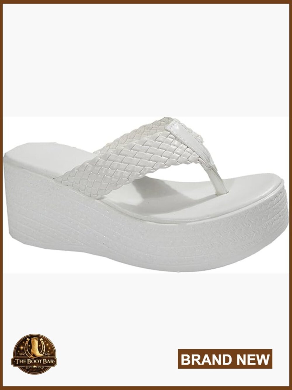 Womens Flip Flops Wedge Sandals Fashion Comfort Platform Walking Shoes